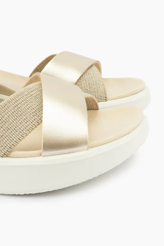 ECCO Flowt Wedge 273323 Gold Clearance