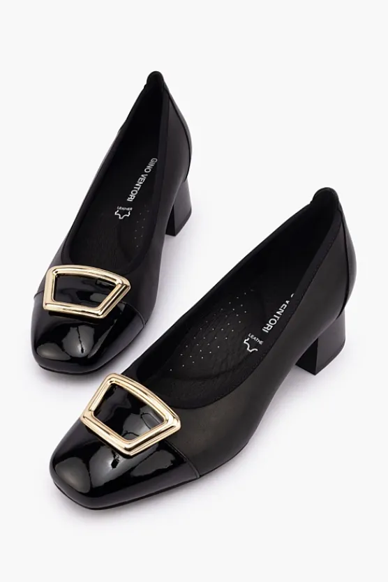 Gino Ventori Pacifica BlackLeather Fashion