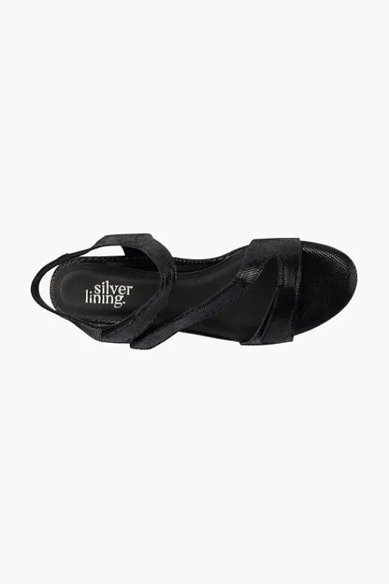 Silver Lining Quill BlackSparkle Fashion