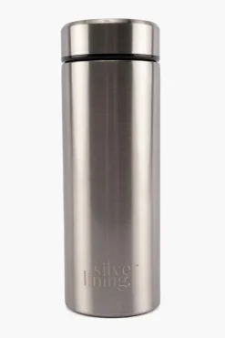 Silver Lining Stainless Steel Bottle Silver Best
