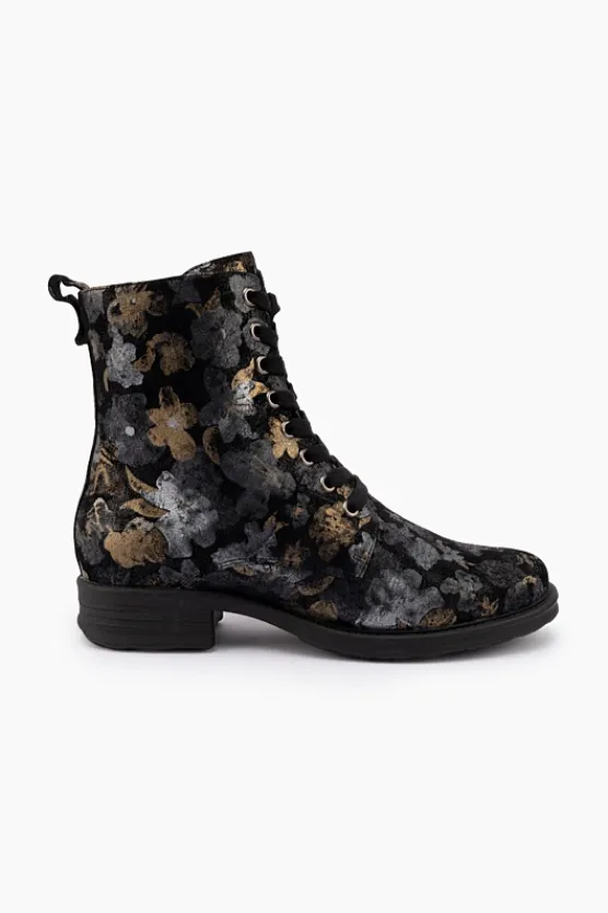 Silver Lining Trooper Print BlackGold Fashion