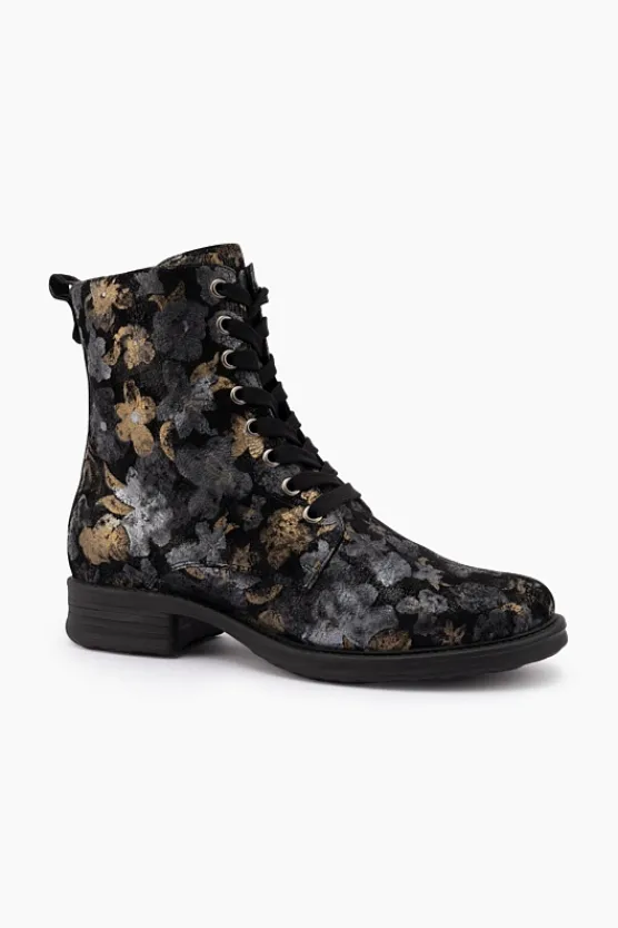 Silver Lining Trooper Print BlackGold Fashion
