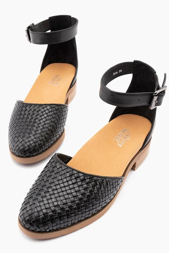 Silver Lining Zola BlackLeather Fashion